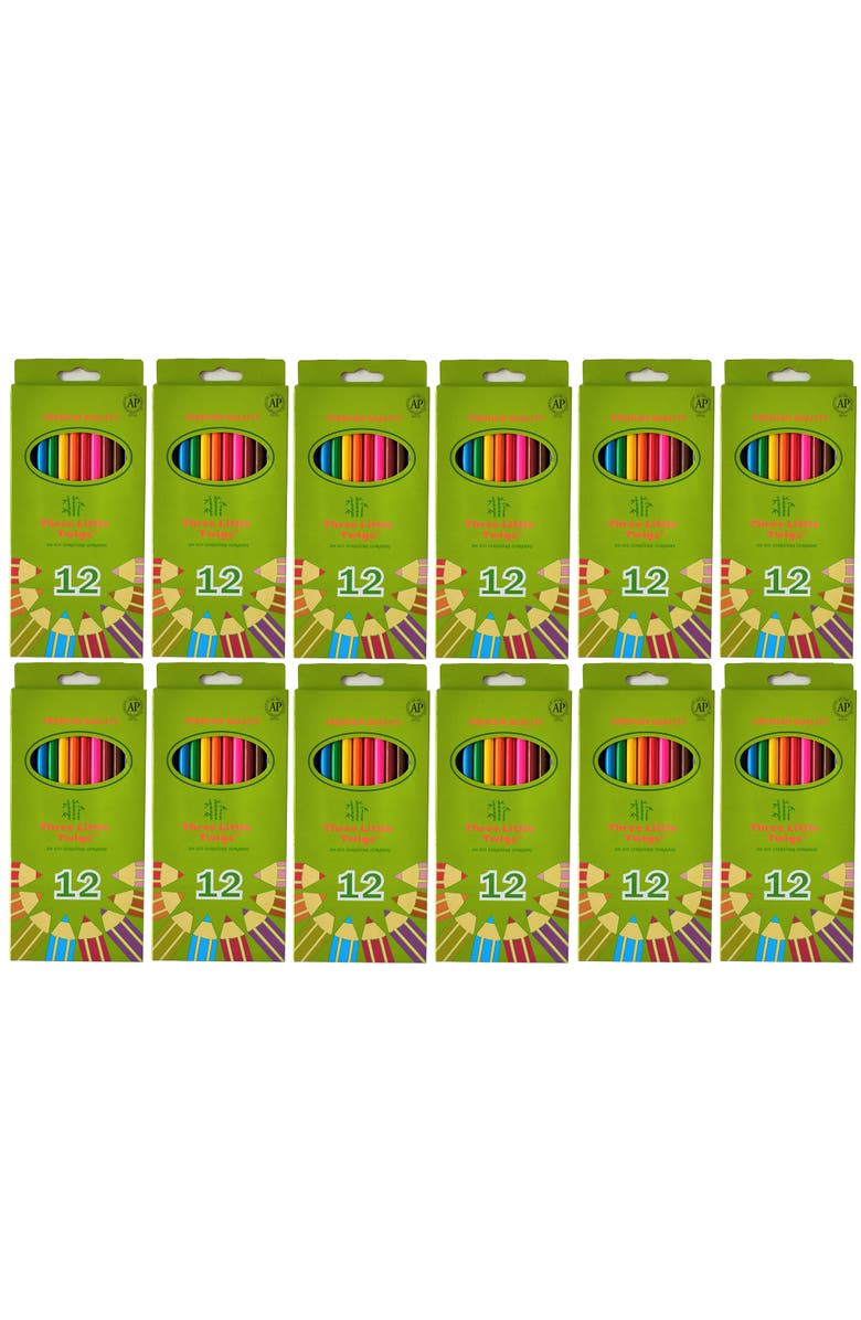 Three Little Twigs Colored Pencil Set, Main, color, Multicolored