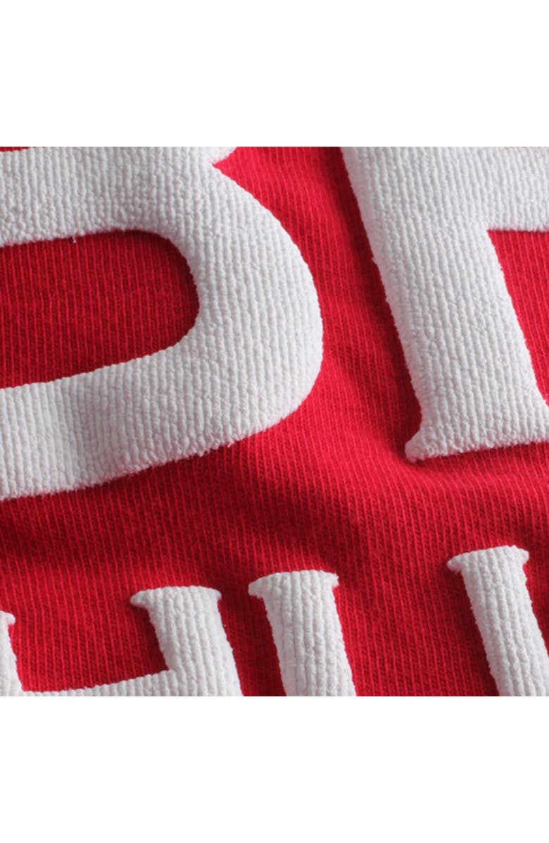 SPIRIT JERSEY Women's Scarlet Nebraska Huskers Spirit Jersey Oversized T-Shirt, Alternate, color, Red