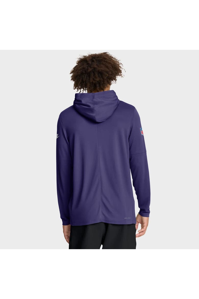 Men's Nike Purple Minnesota Vikings Alt Pack Pass Accuracy Performance Long Sleeve Hoodie T-Shirt, Alternate, color, Purple