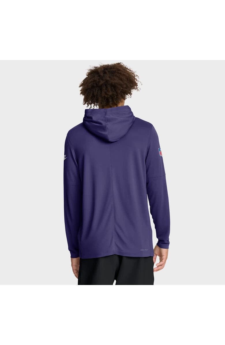 Nike Men's Nike Purple Minnesota Vikings Alt Pack Pass Accuracy Performance Long Sleeve Hoodie T-Shirt, Alternate, color, Purple