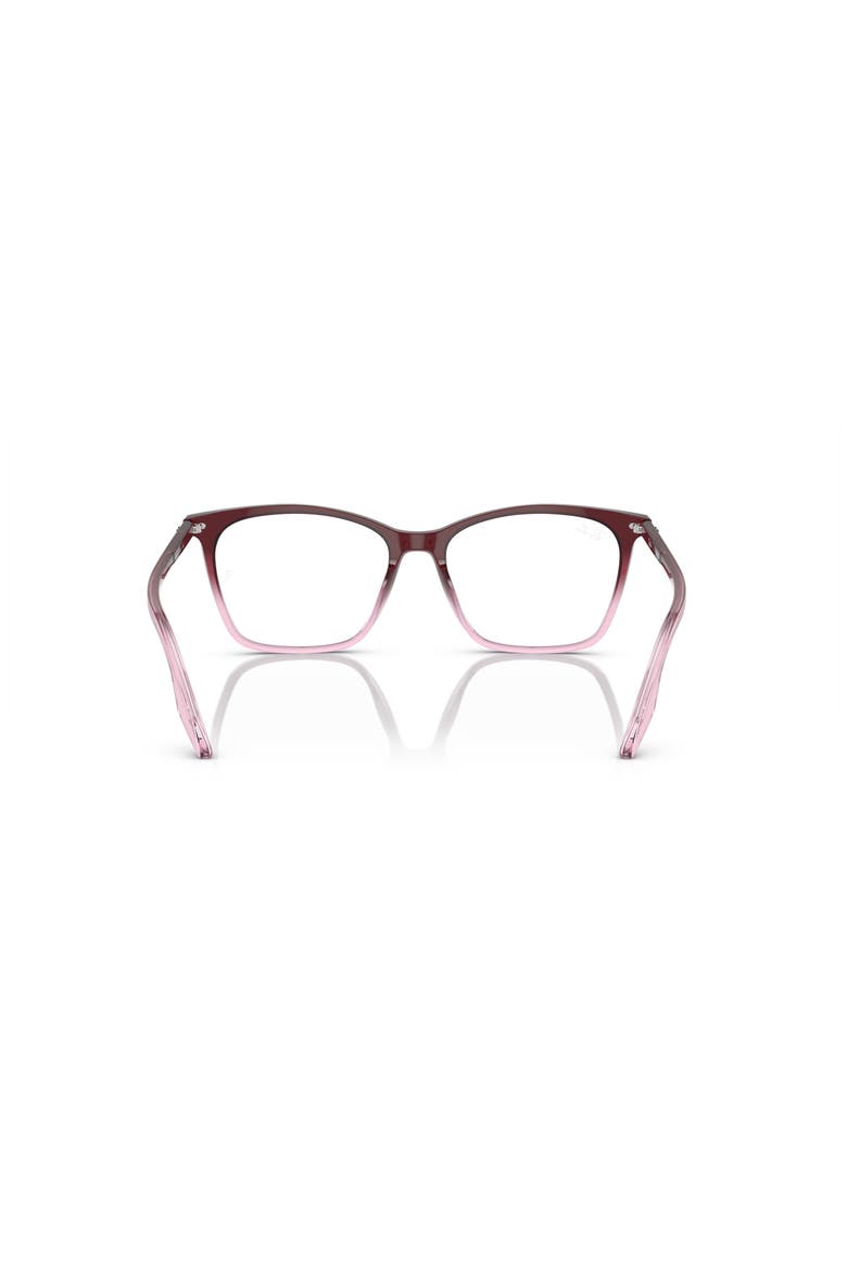 52mm Cat Eye optical glasses, Alternate, color, Red