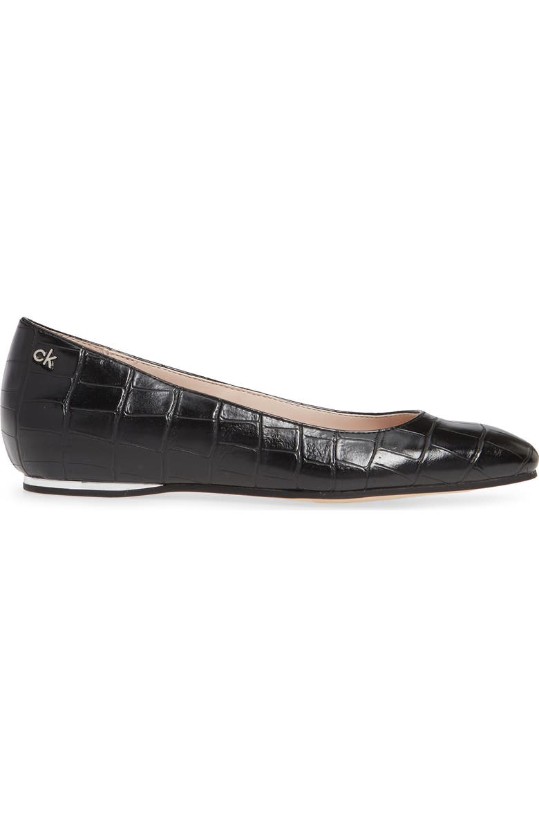 Calvin Klein Heidy Skimmer Flat, Alternate, color,