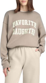 Favorite Daughter Collegiate Cotton Blend Sweatshirt