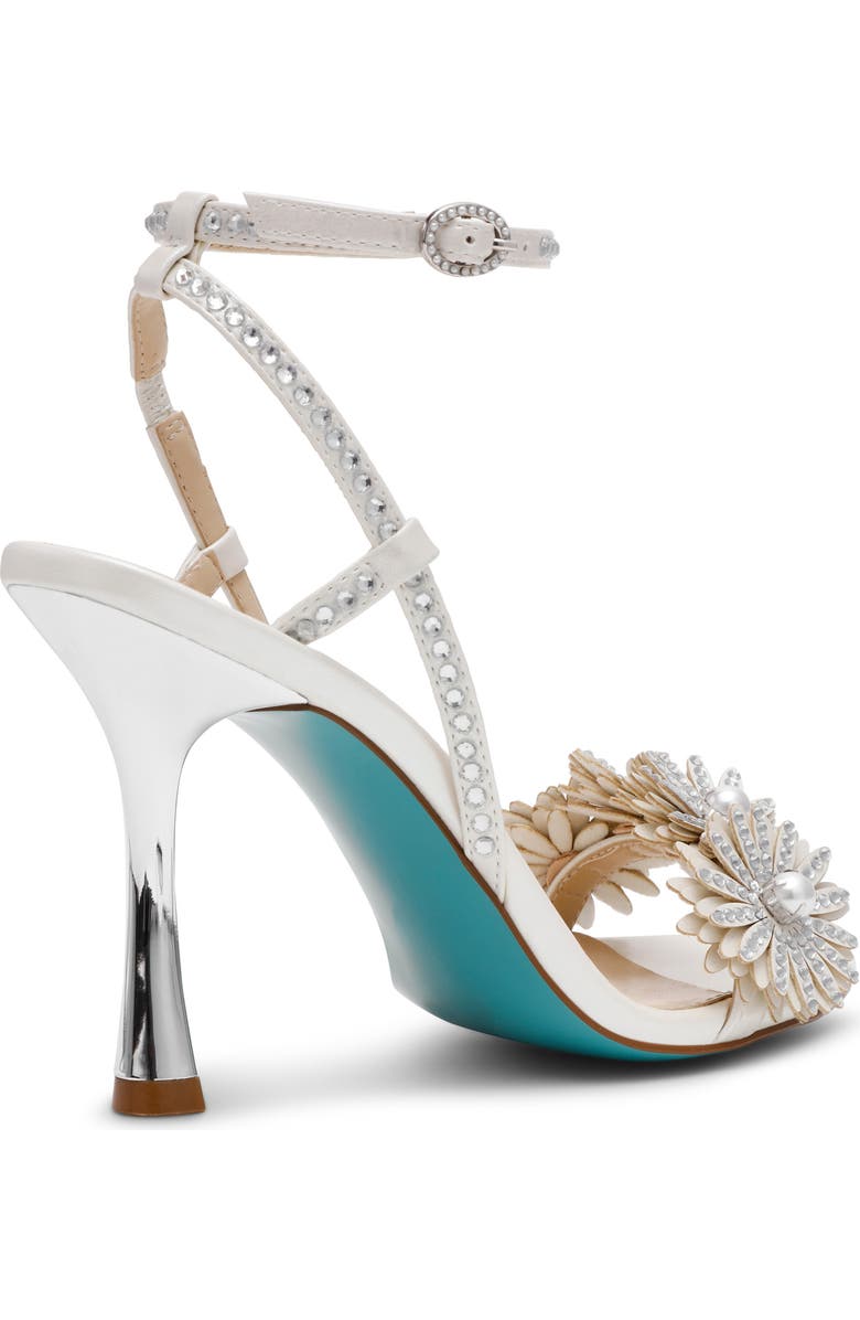 Betsey Johnson Mylee Ankle Strap Sandal, Alternate, color, Ivory