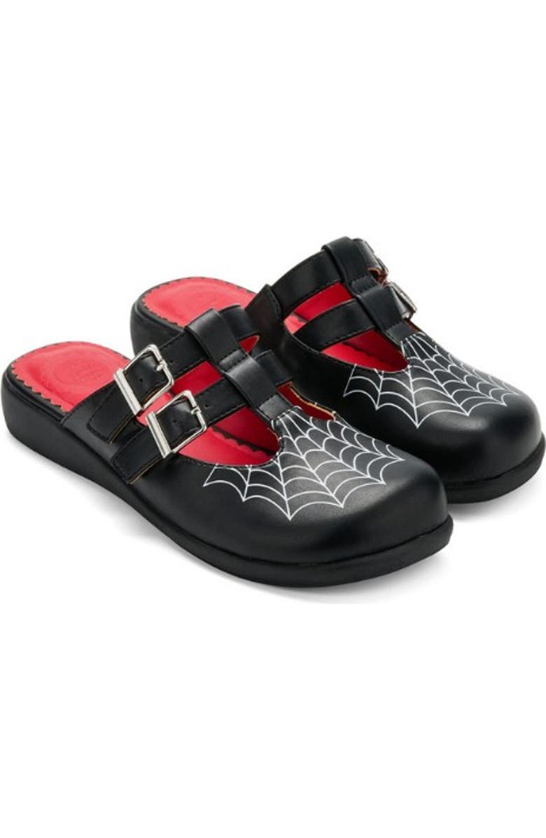 Hot Chocolate Design Widow Heart Women's Mary Jane Clogs, Main, color, Widow Heart