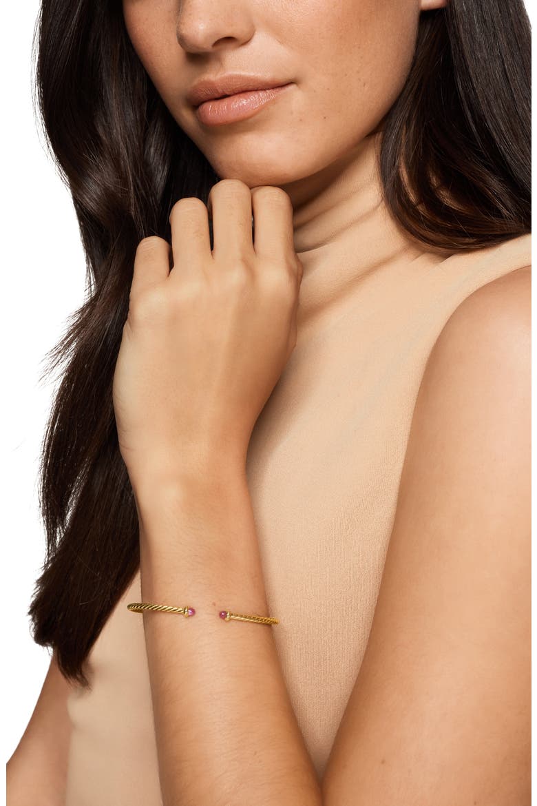 Micro Cable Flex Bracelet, Alternate, color, GOLD