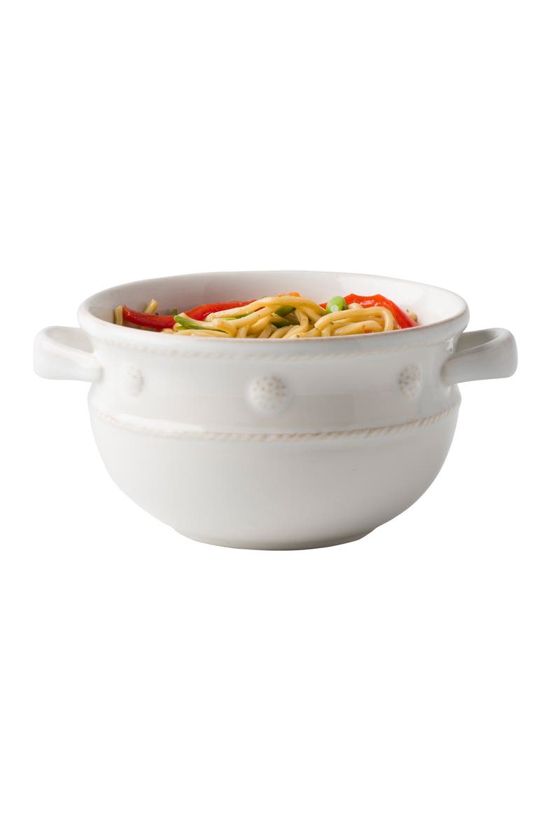 Berry & Thread Two-Handle Ceramic Bowl, Alternate, color, WHITEWASH