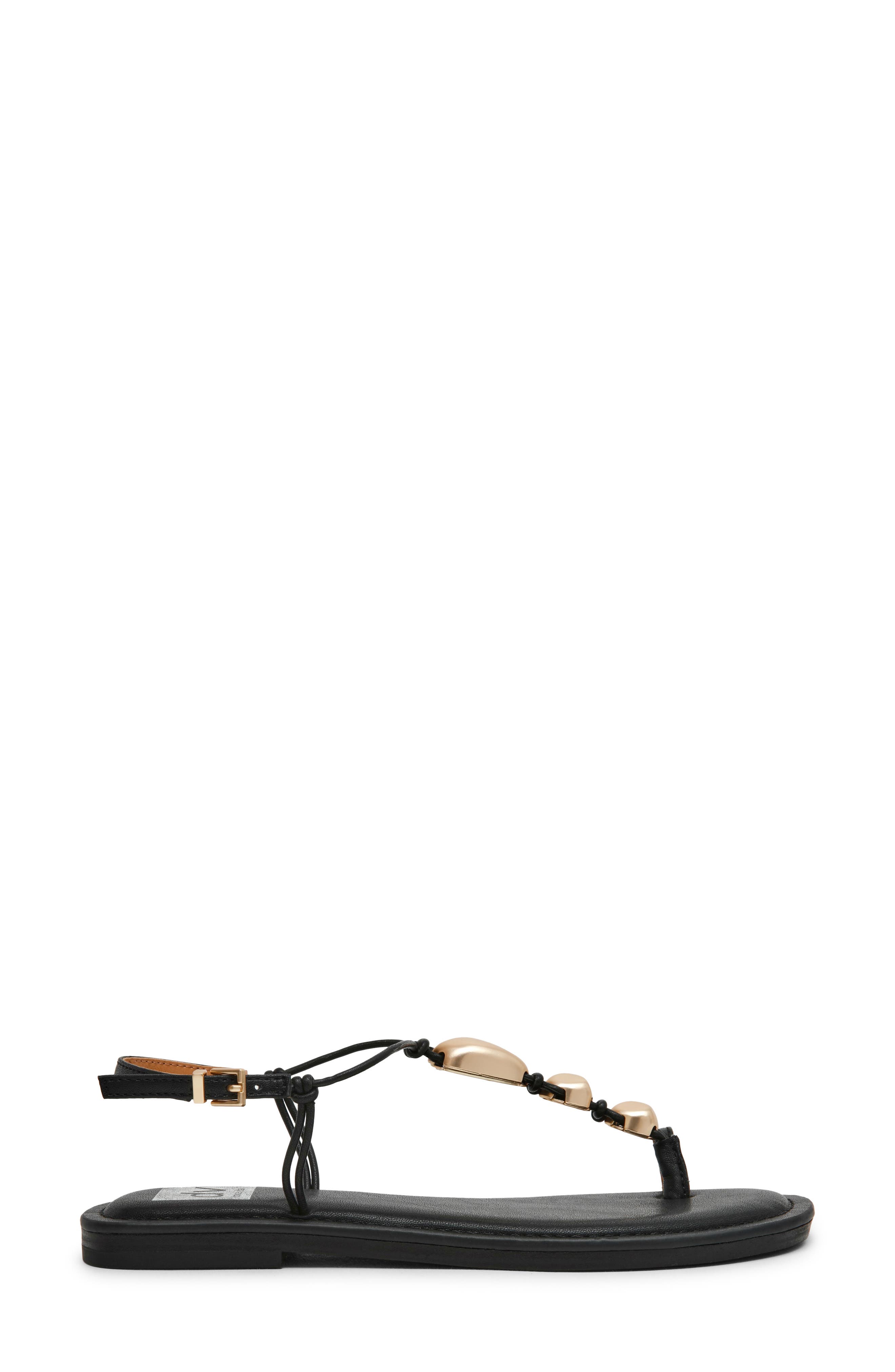 DV by Dolce Vita Jazi Toe Loop Sandal, Alternate, color, Black