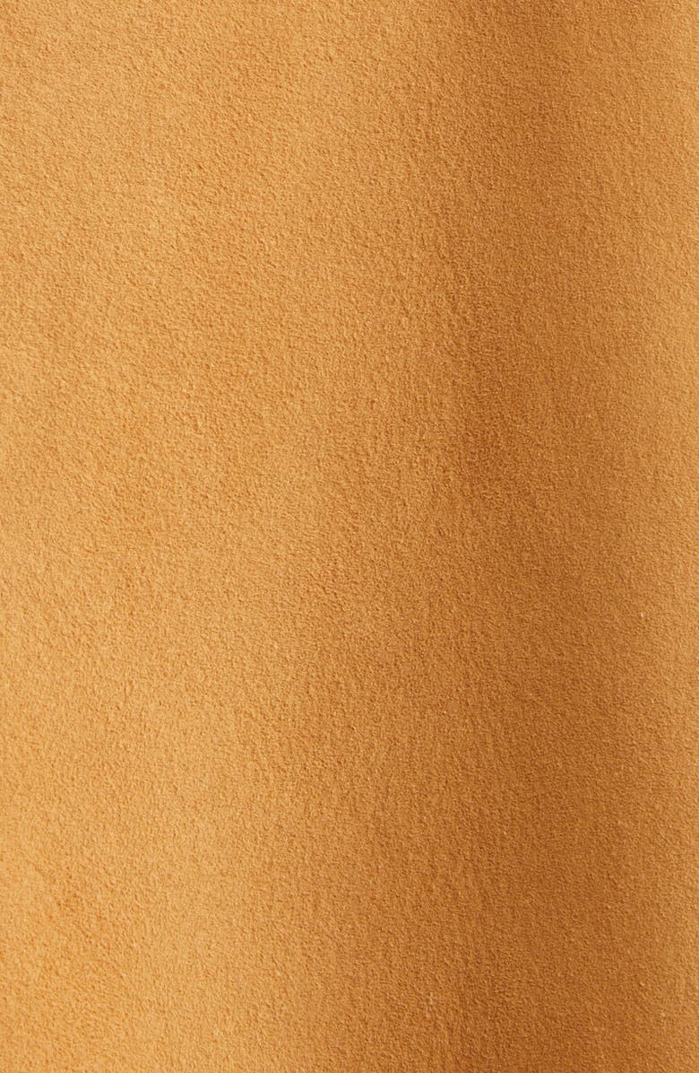 TOTEME Draped Genuine Shearling Coat, Alternate, color, Tan