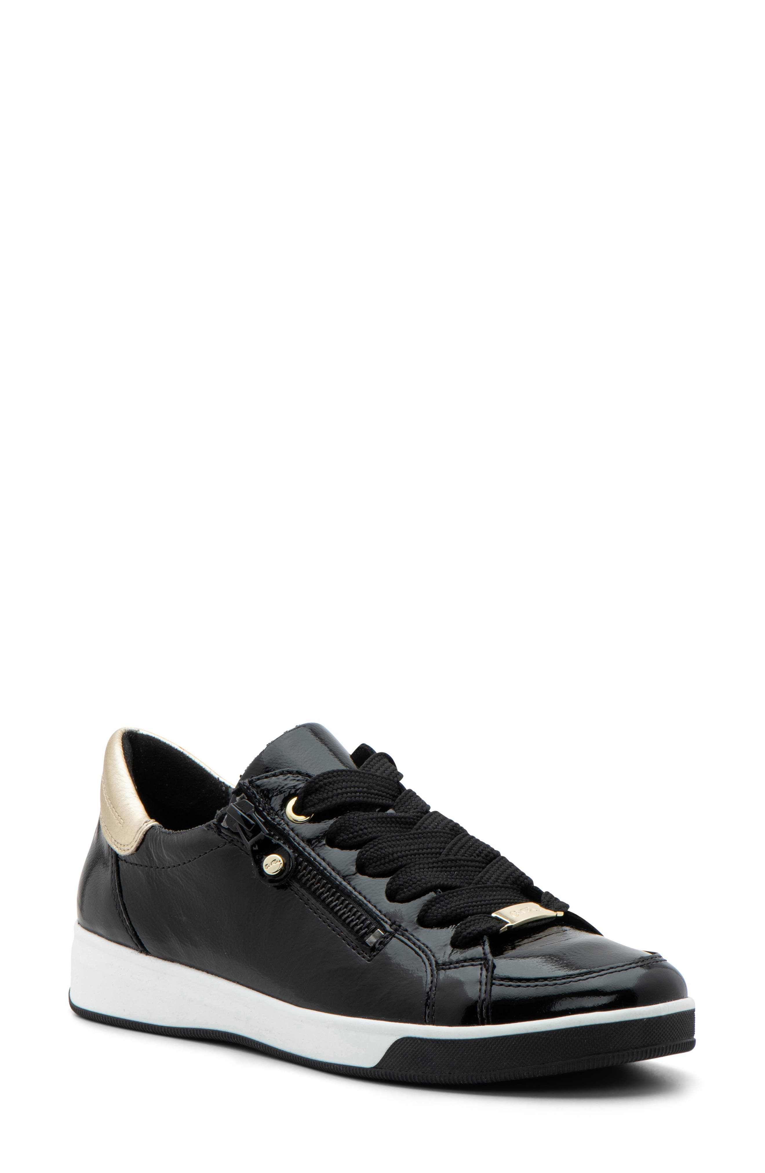 ara Rei Low Top Sneaker, Main, color, Black