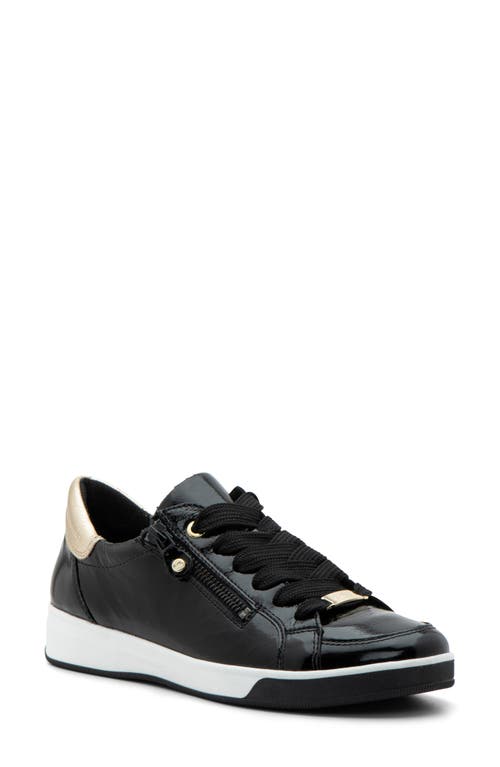ara Rei Low Top Sneaker in Black 