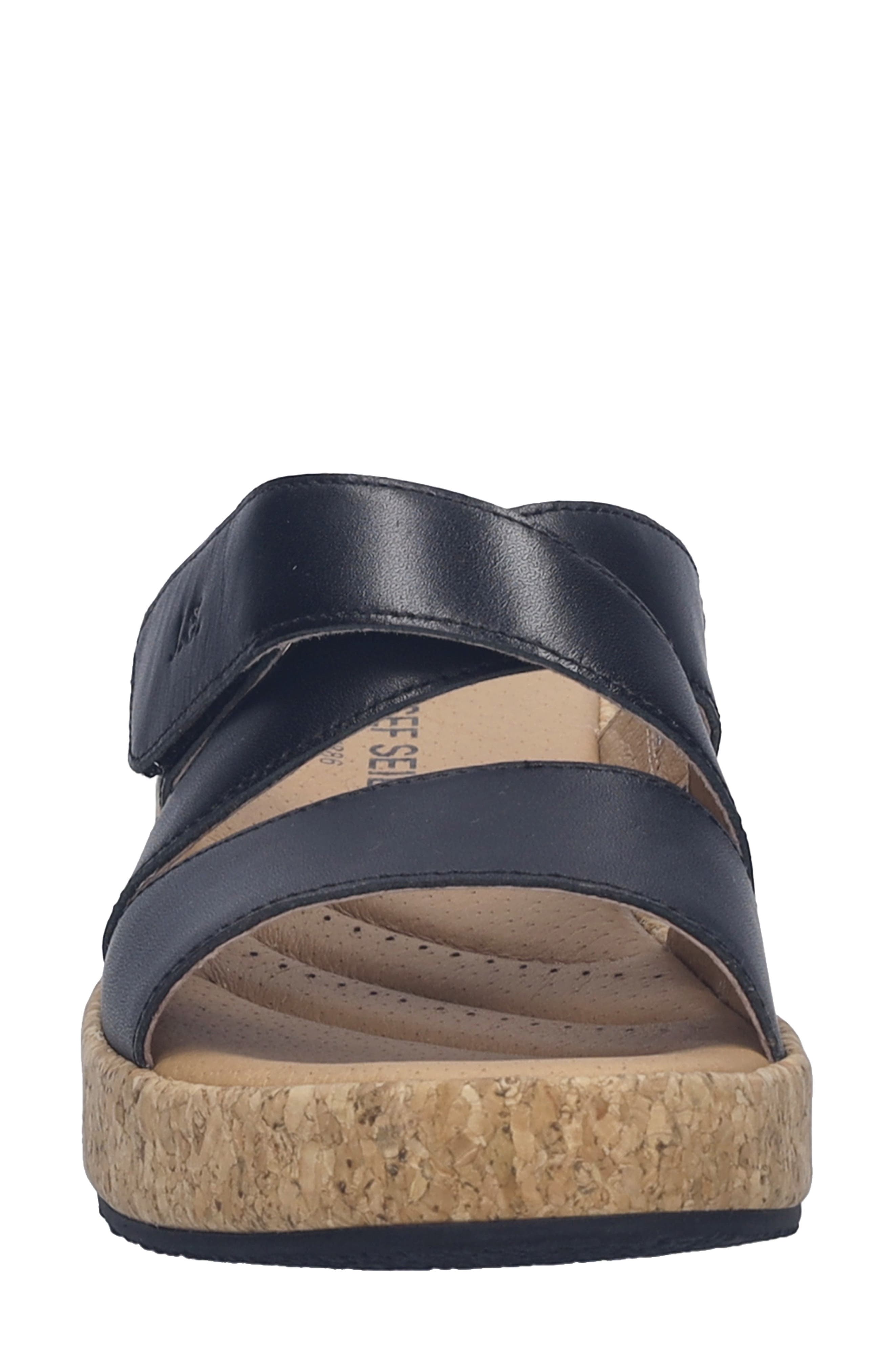Josef Seibel Evita 04 Platform Wedge Slide Sandal, Alternate, color, 