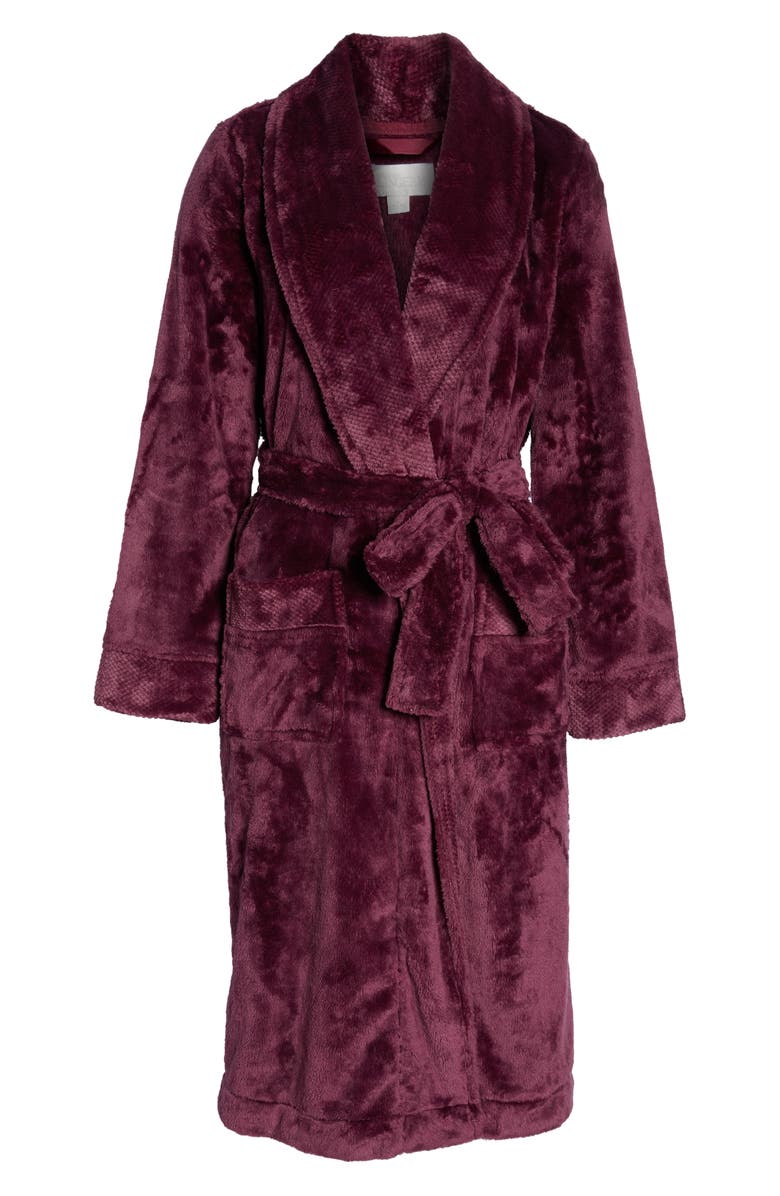 Nordstrom Lingerie Nordstrom So Soft Plush Robe, Alternate, color,