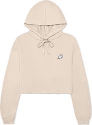 Dalix Womens Ghost Cropped Hoodie