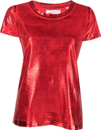 Madison Maison Metallic Coated Cotton T-Shirt
