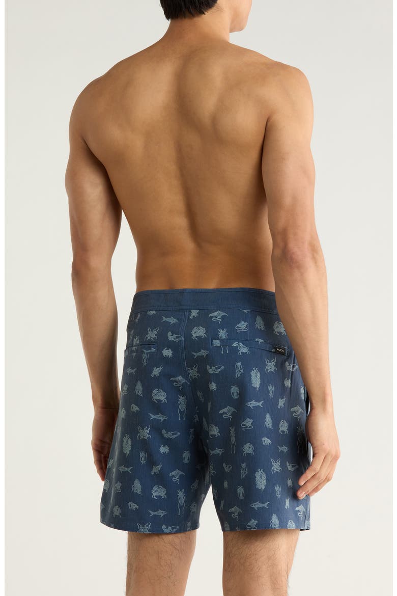 Sea Life Swim Trunks, Alternate, color, ROYAL
