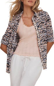 nz BY NIC AND ZOE Spotted Core Cotton Button-Up Shirt
