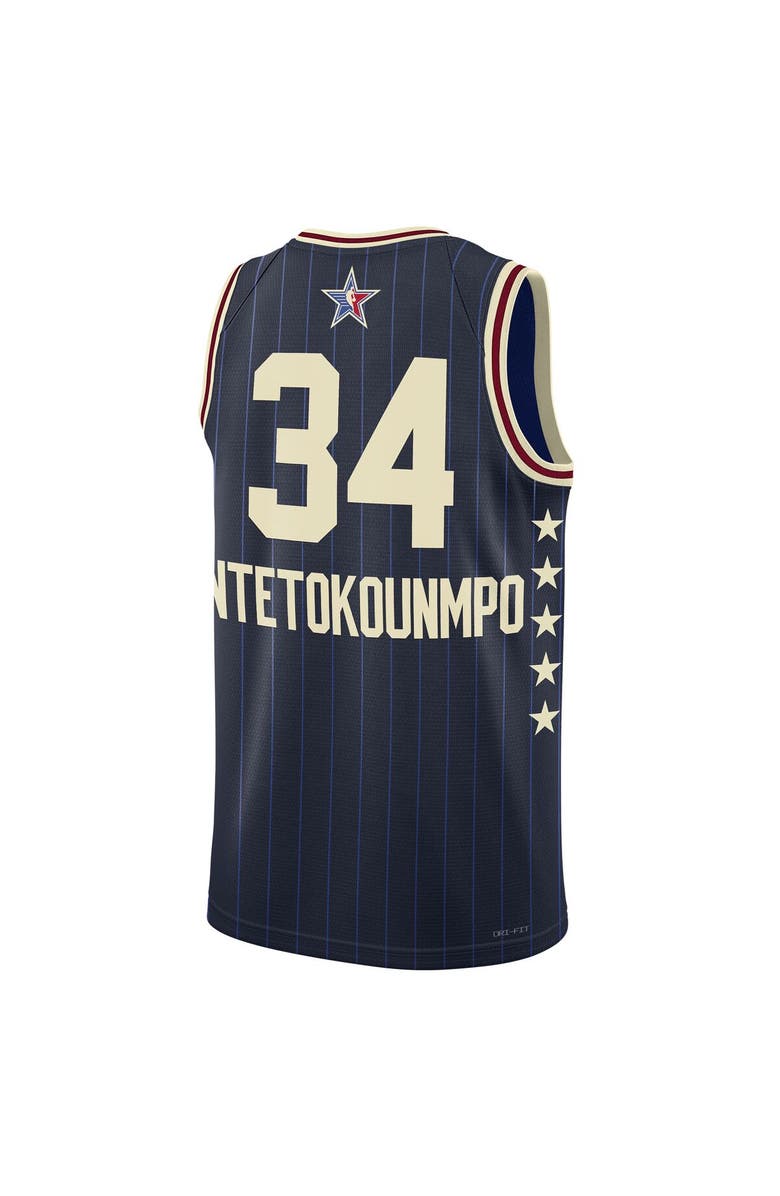 Jordan Brand Unisex Jordan Brand Giannis Antetokounmpo Navy 2024 NBA All-Star Game Swingman Jersey, Alternate, color, 