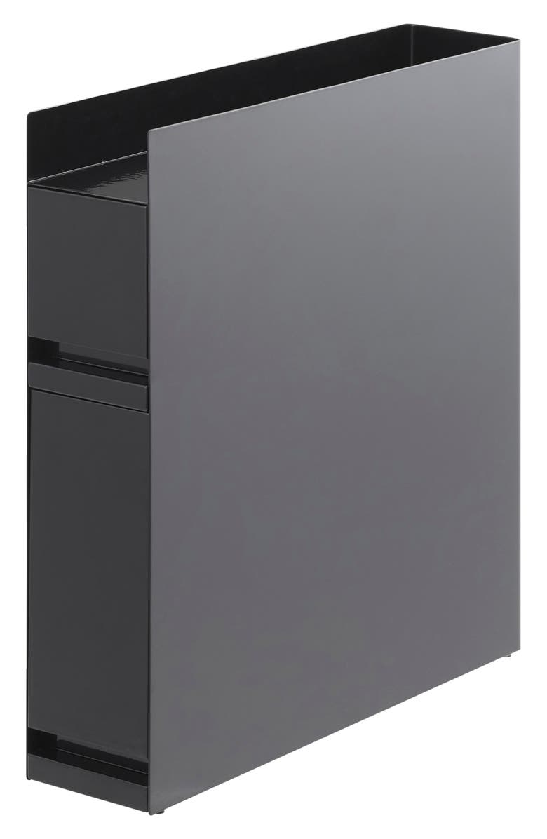 Yamazaki Concealable Two-Tier Spice Rack, Main, color, Black