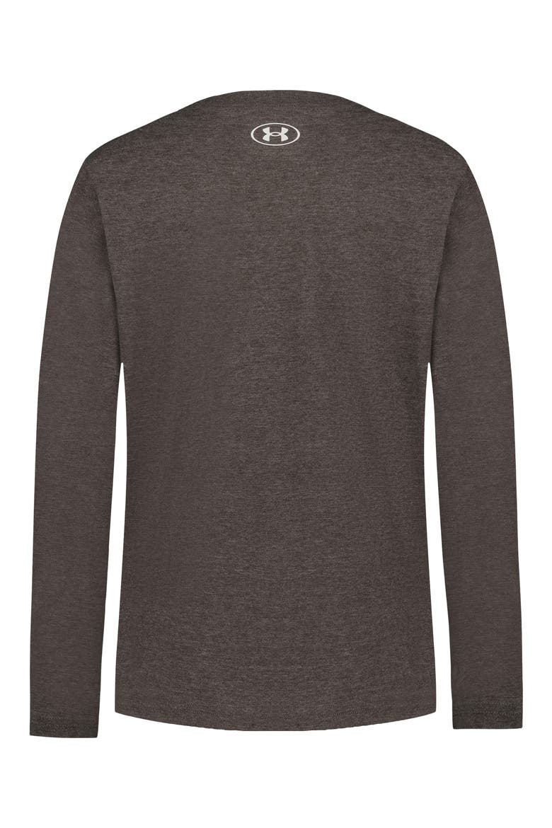 Kids' Bear Claw Long Sleeve Graphic T-Shirt, Alternate, color, PEPPERCORN