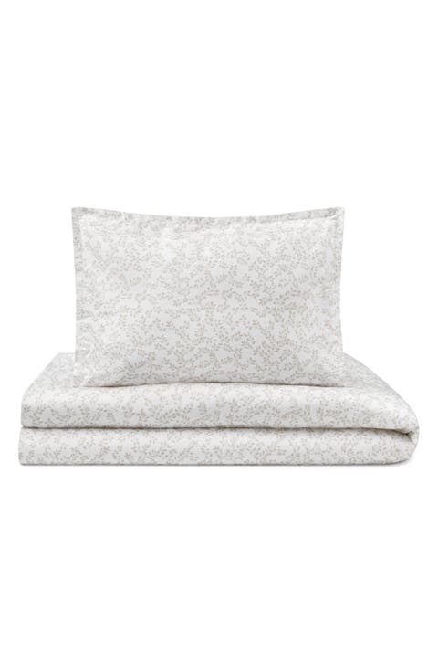 Flora Cotton Crib Sham & Duvet Cover Set