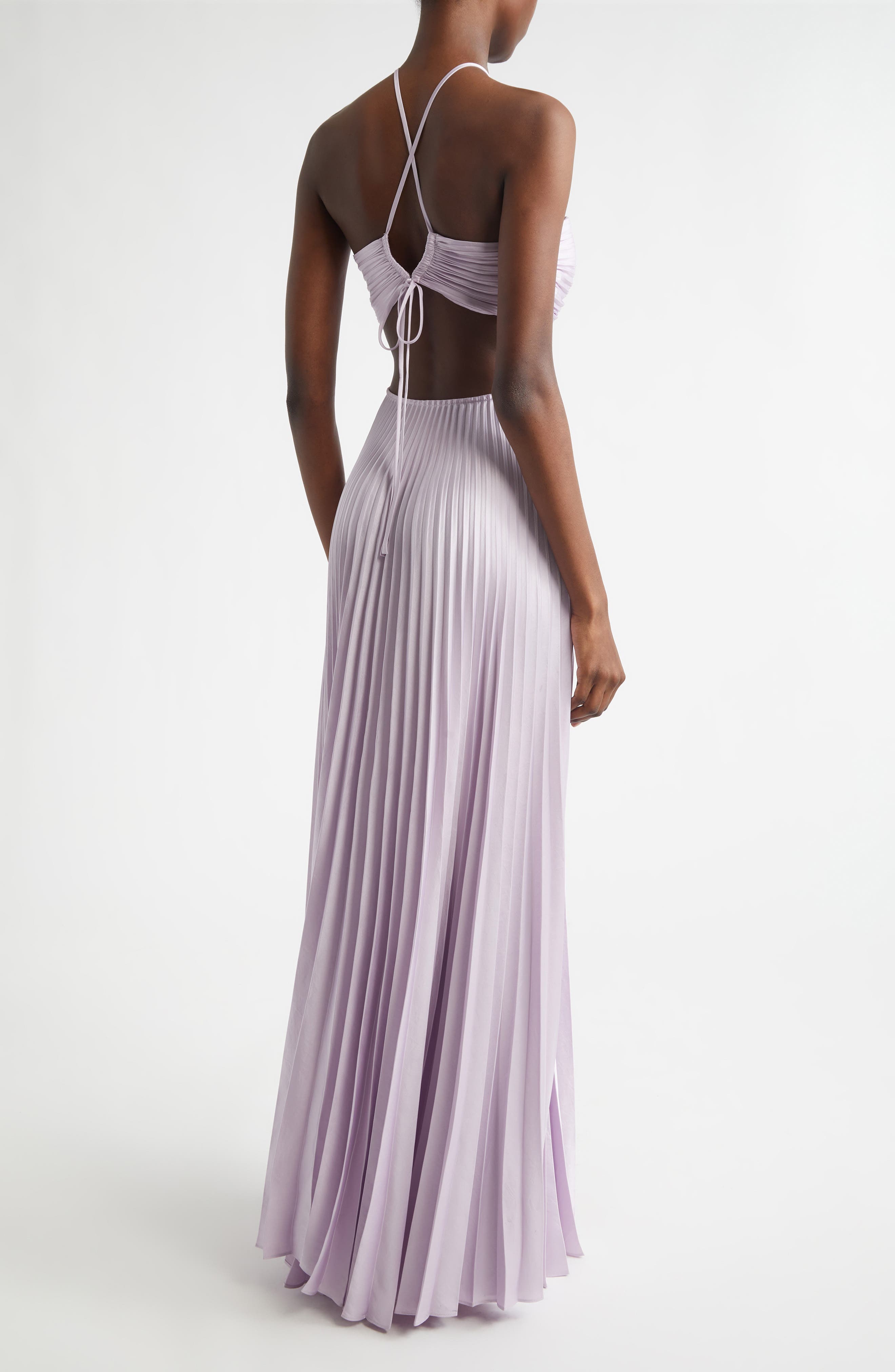 Moira Pleated Cutout Maxi Dress - image 2
