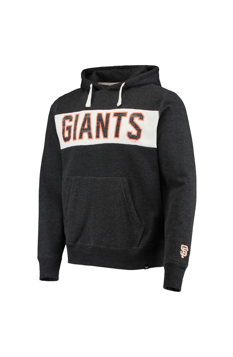 '47 Men's '47 Black San Francisco Giants Team Pullover Hoodie, Alternate, color,