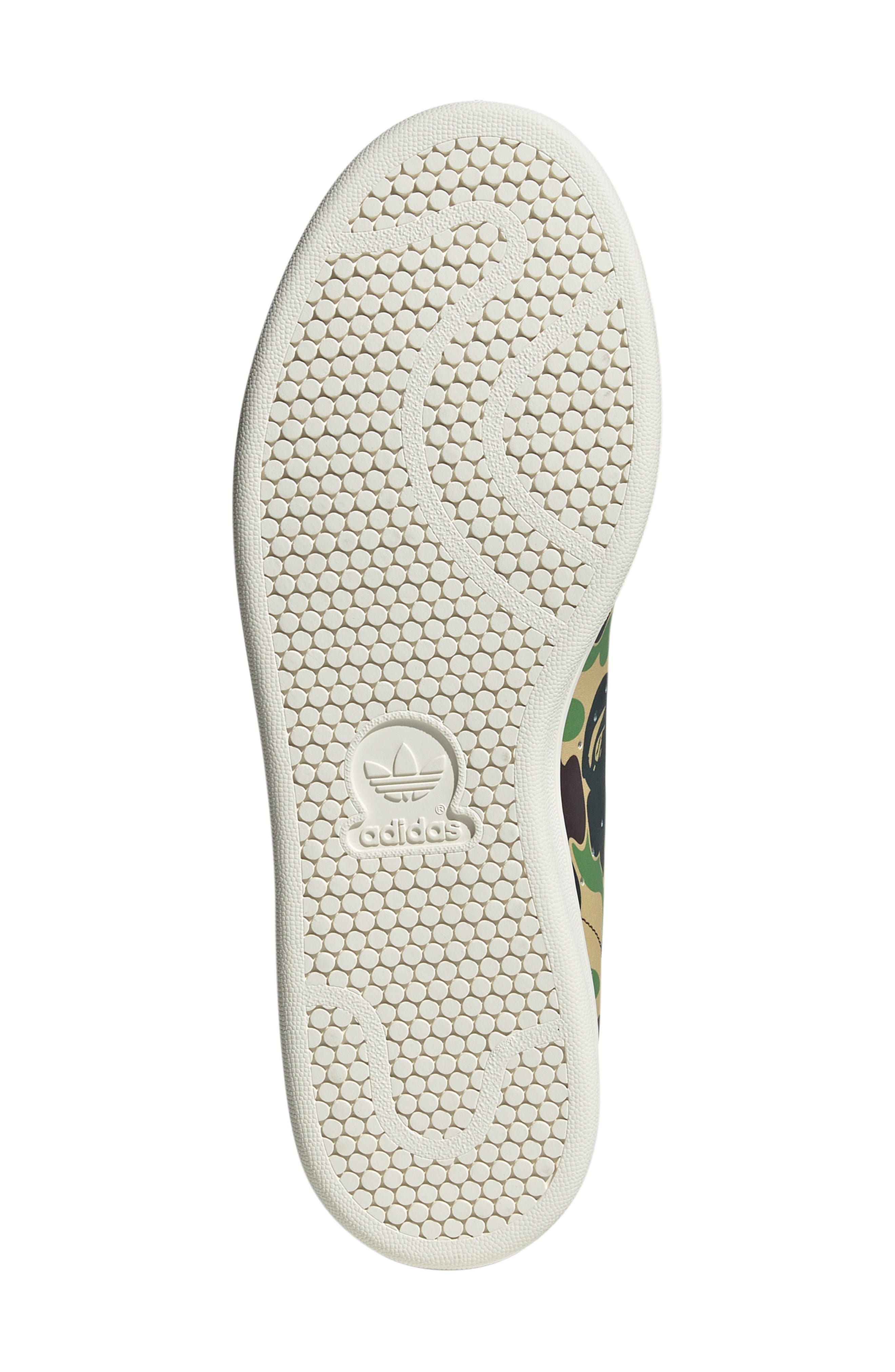 adidas x BAPE Stan Smith Sneaker, Alternate, color, Green/ Cloud White/ Off White