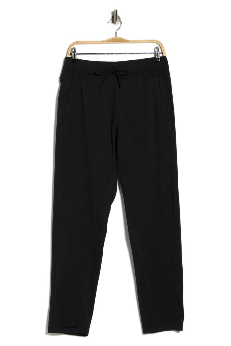 Solotex® Mesh Tiebreak Slim Joggers, Alternate, color, HEATHER BLACK