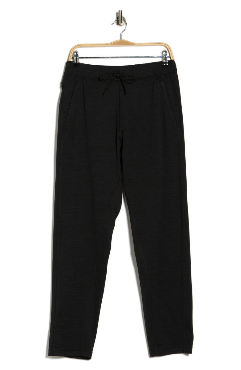 Reigning Champ Solotex<sup>®</sup> Mesh Tiebreak Slim Joggers, Alternate, color, Heather Black
