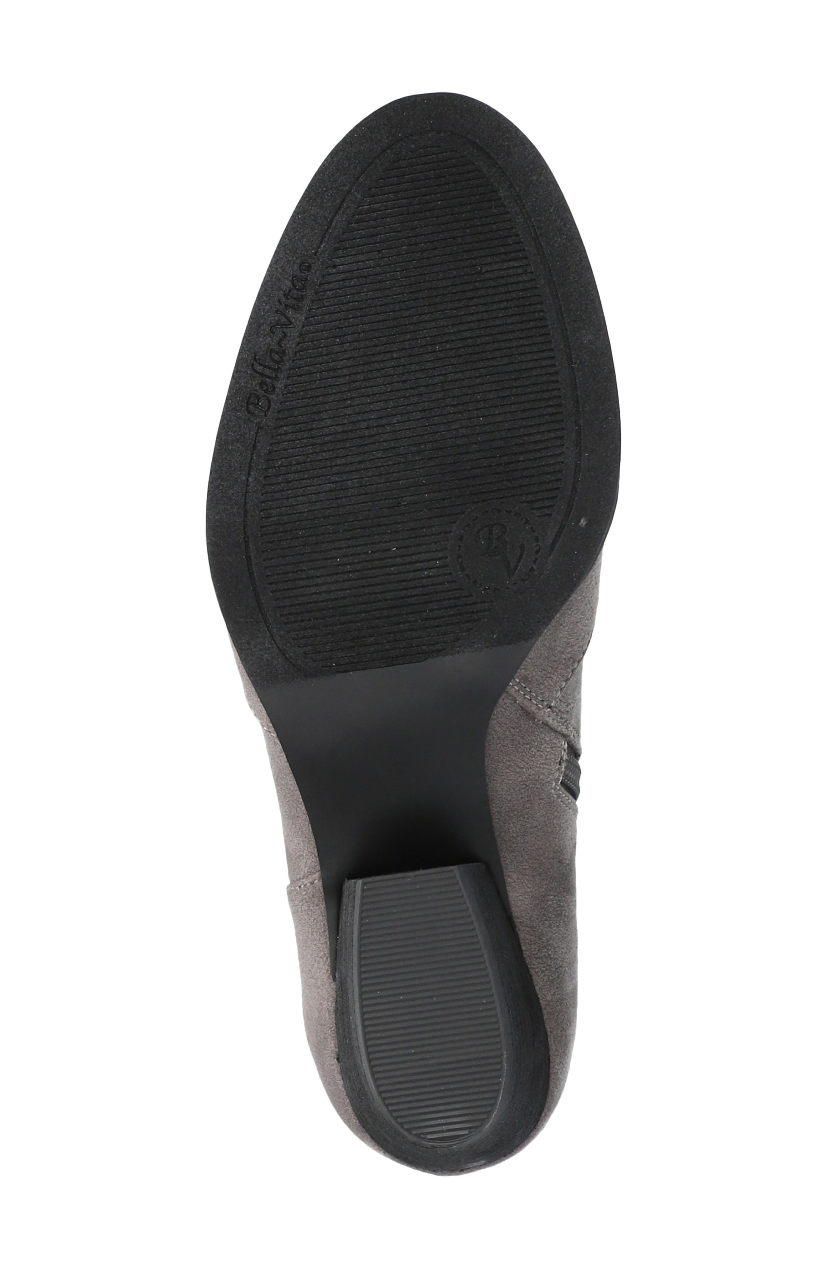 Helena Bootie, Alternate, color, GREY FAUX LEATHER