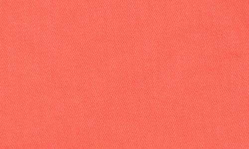 7 For All Mankind Monroe Cutoff Denim Shorts In Grapefruit