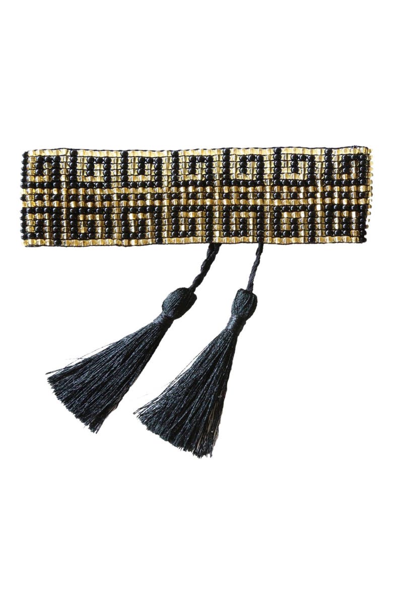 Fosterie Key Cuff Bracelet, Main, color, Black