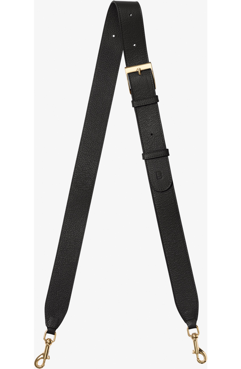 BY BANOO Cross Body Strap, Main, color, Black/Gold