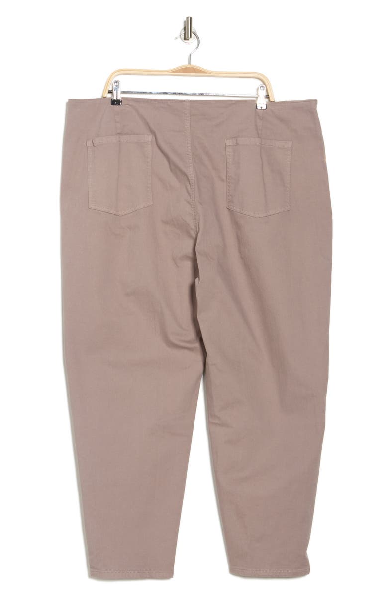 Eileen Fisher Pleated Tapered Ankle Pants, Alternate, color, Light Barley