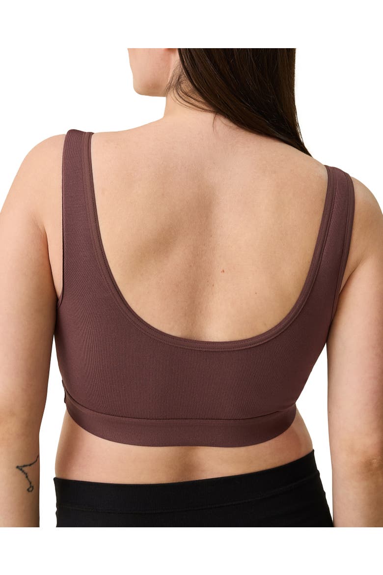 Every Stage Crossover Bra, Alternate, color, Cocoa