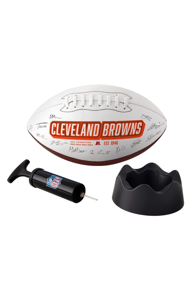Cleveland Browns Signature Football, Alternate, color, Brown