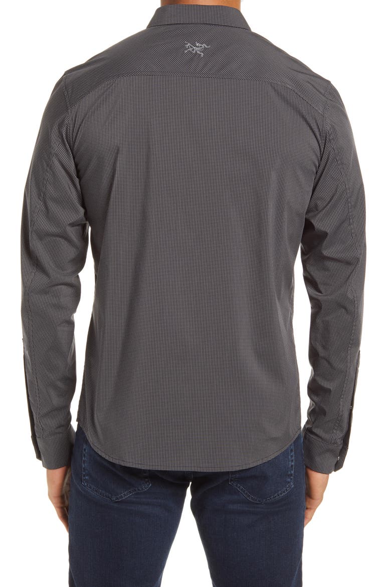 Kaslo Snap-Up Shirt, Alternate, color, CARBON COPY