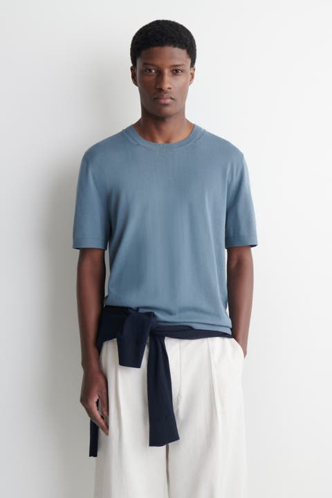 Knitted Cotton T-shirt