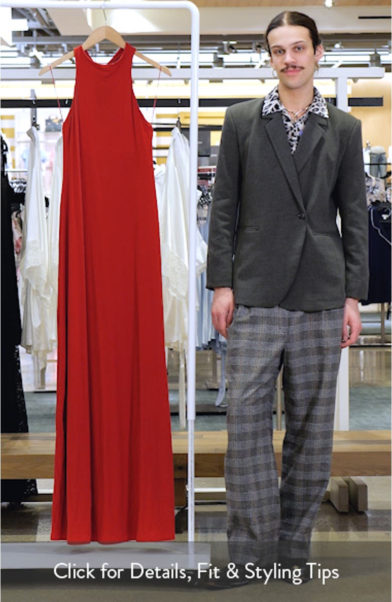 Bow Halter Maxi Dress, sales video thumbnail