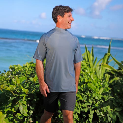 Uv Skinz Short Sleeve Active Sun & Swim Shirt In Mirage
