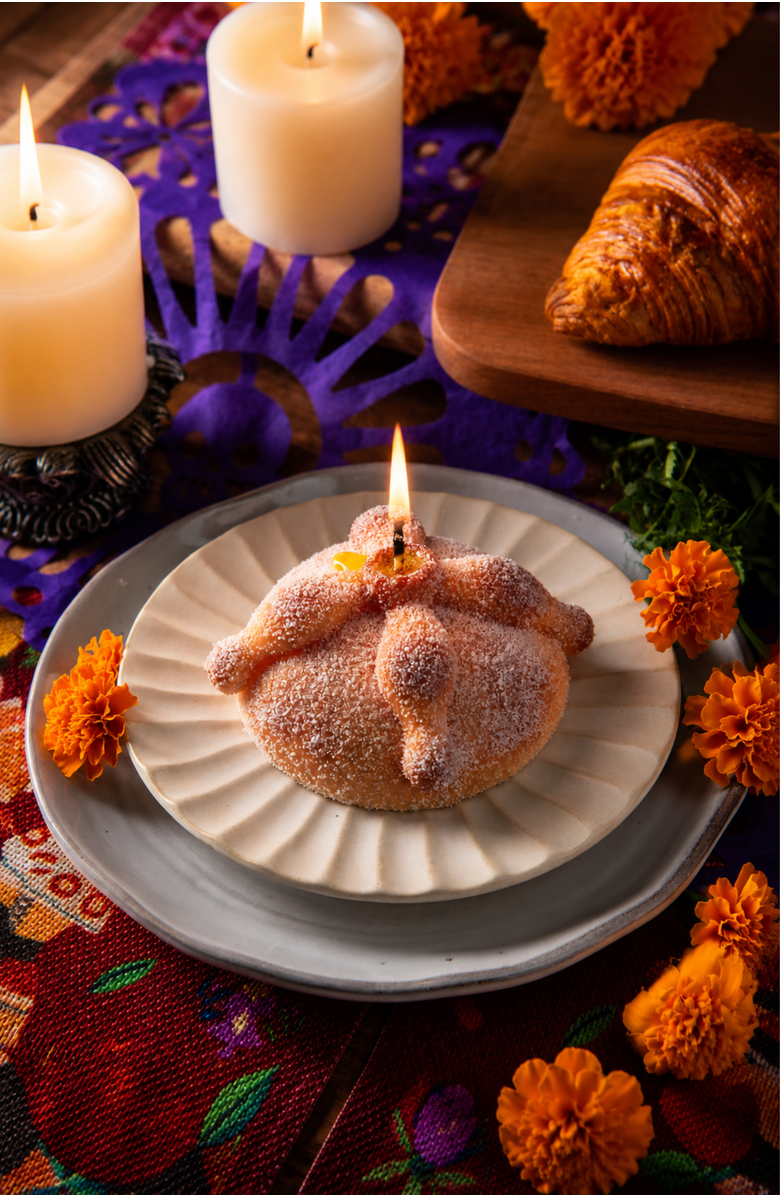 Southlake gifts Pan de Muerto Candle, Alternate, color, NO COLOR
