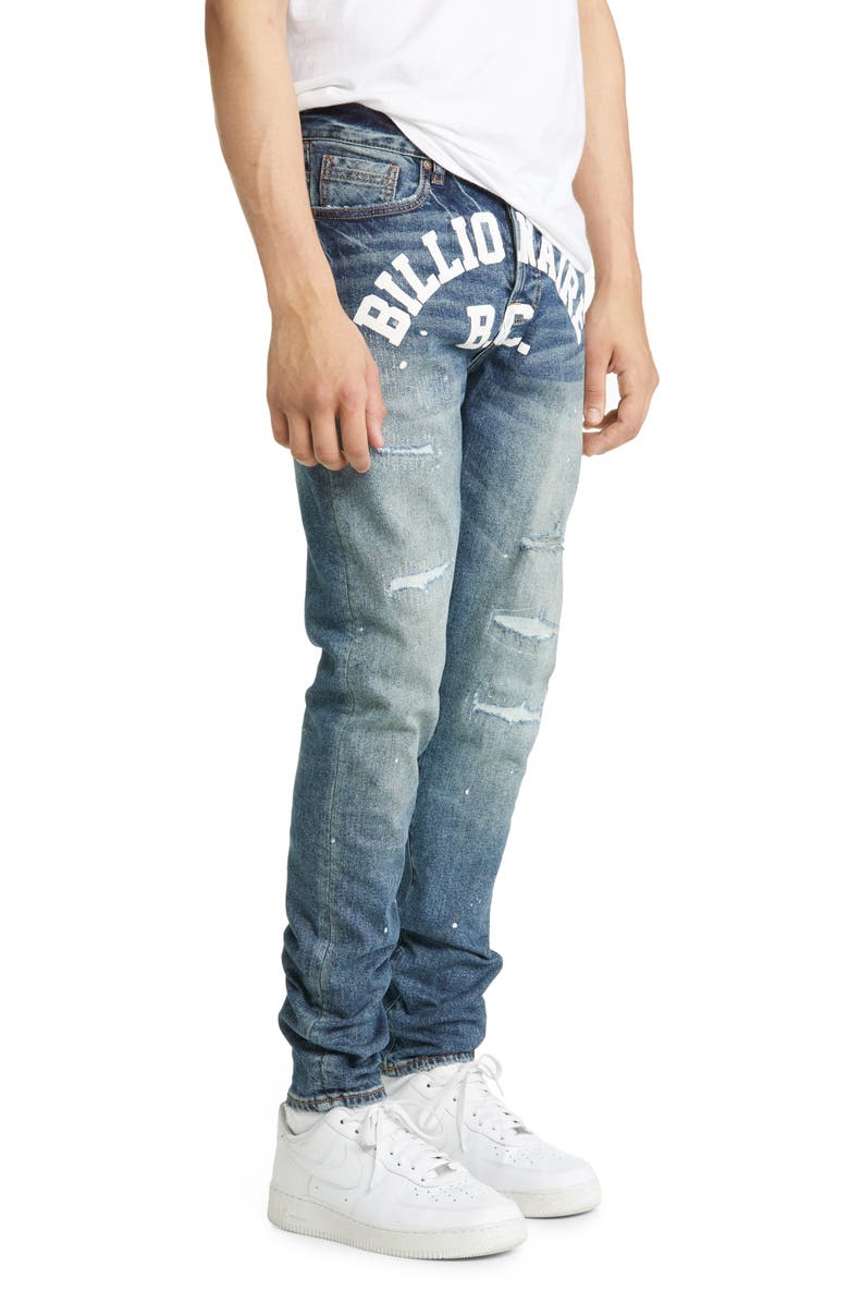 Billionaire Boys Club Trek Slim Fit Stretch Cotton Jeans, Alternate, color, 