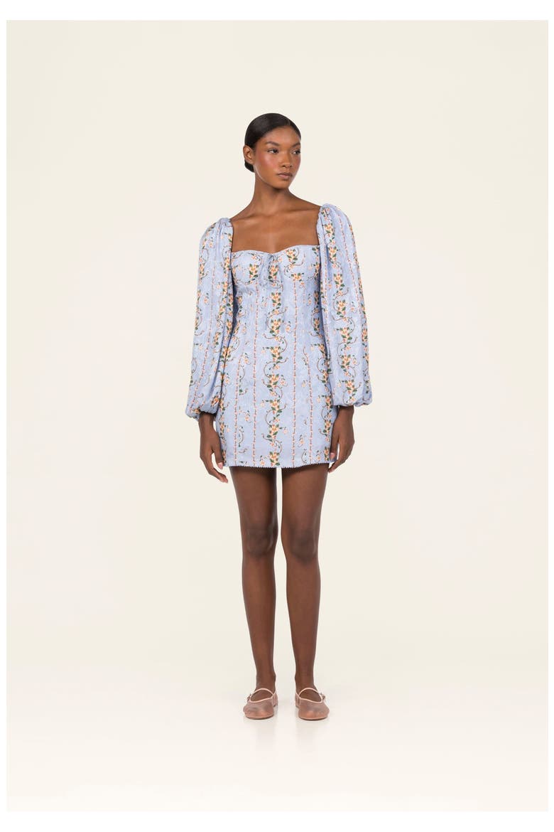 Lorena  Navegante Mini Dress, Alternate, color, Blue