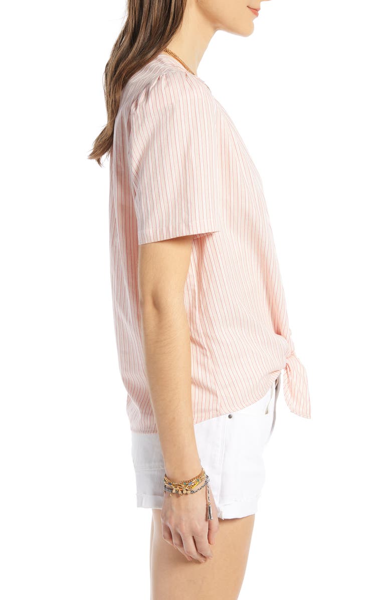 Treasure & Bond Tie Front Top, Alternate, color, 