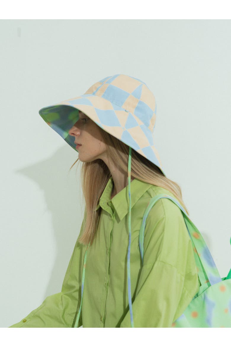 "Day Dream" Reversible Sun Hat, Alternate, color, Blue