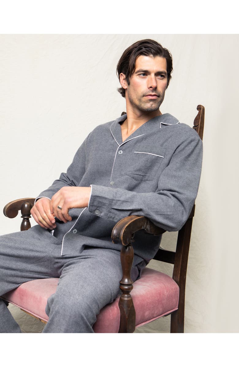 Petite Plume Men's Cotton Flannel Pajamas, Alternate, color, 