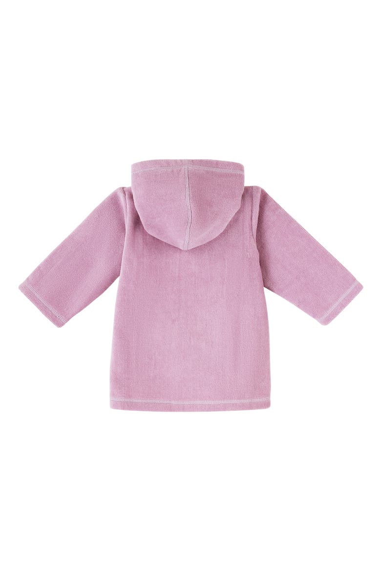 Hooded Terry Beach Cover-Up, Alternate, color, Lotus