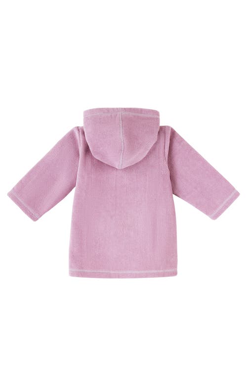 Uv Skinz Hooded Terry Beach Cover-up In Pink