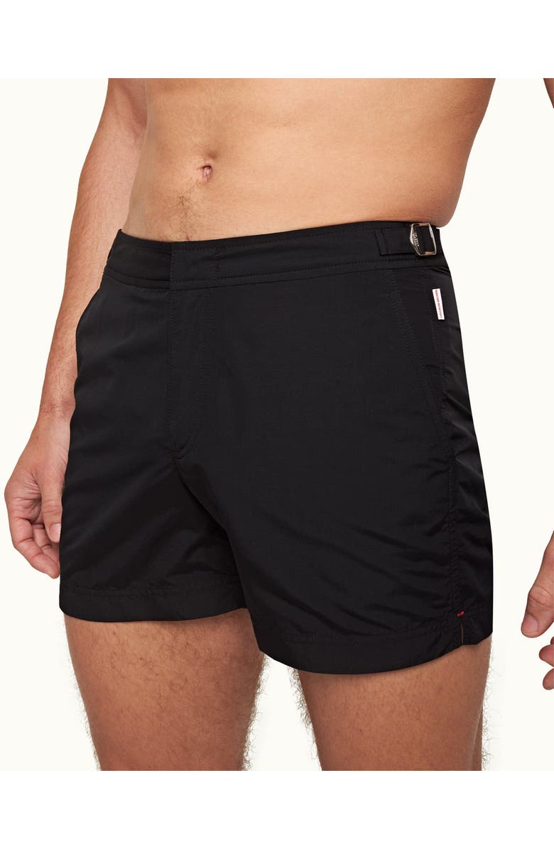 Orlebar Brown Setter Shorter Length Swim Shorts, Alternate, color, Black